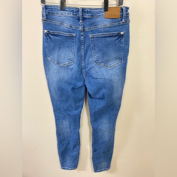Judy Blue Skinny Fit Women's Jeans Size 13 / 31 Blue Denim RN 116380 - Picture 6 of 15